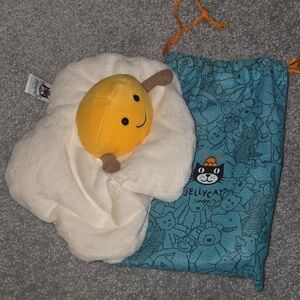 Jellycat Fried Egg Plushie - Like New!